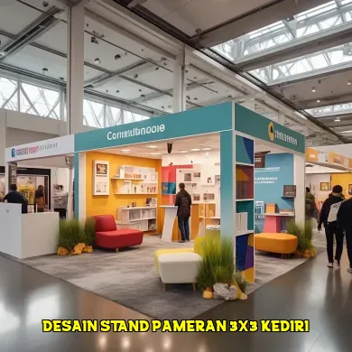 desain stand pameran 3x3 kediri